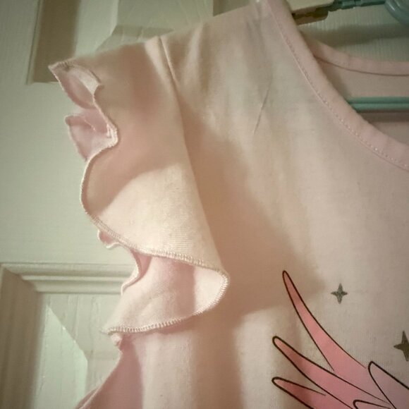 Big Girls Wonder Nation Short Sleeve Unicorn Nightgown (Large 10-12) - Pre-loved - Picture 5 of 7